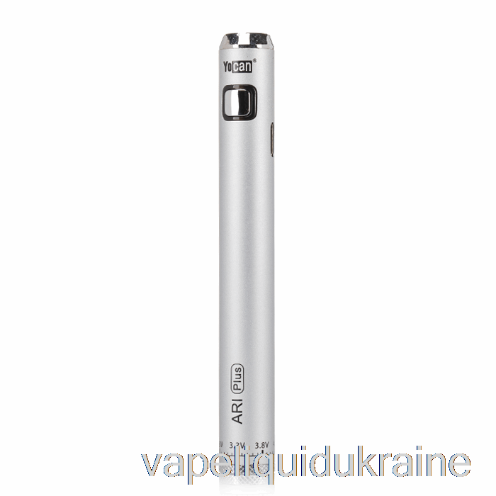 Vape Liquid Ukraine Yocan ARI Plus 900mAh Battery Silver